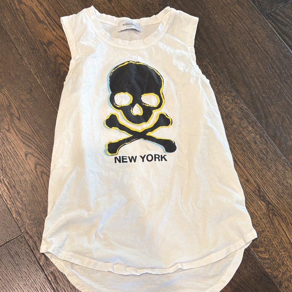 SoulCycle New York Skull Graphic Tank Top